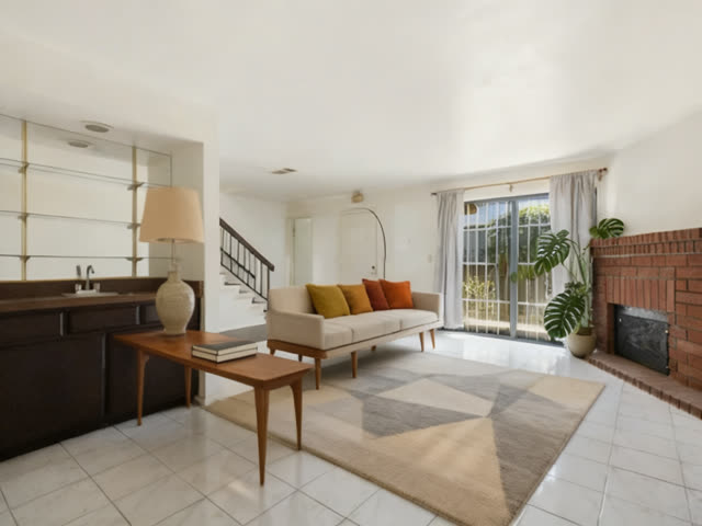 Mid-Century Modern staging — after